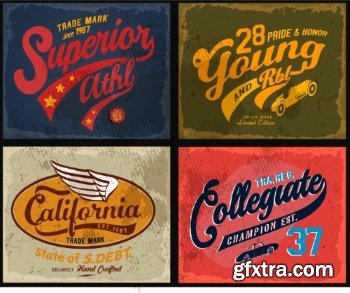 T-Shirt Design Elements #22, 24xEPS T-Shirt Design Elements #22, 24xEPS