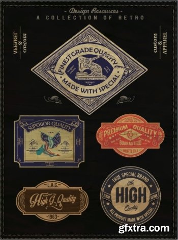 T-Shirt Design Elements #22, 24xEPS T-Shirt Design Elements #22, 24xEPS