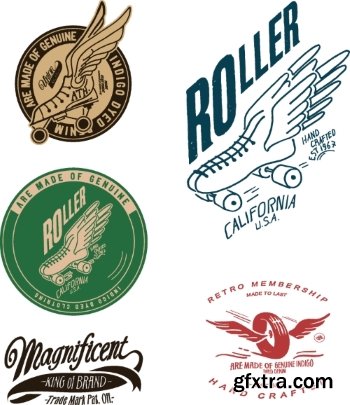 T-Shirt Design Elements #22, 24xEPS T-Shirt Design Elements #22, 24xEPS