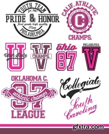 T-Shirt Design Elements #22, 24xEPS T-Shirt Design Elements #22, 24xEPS