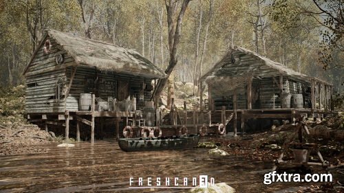 Fab - Survival Forest Cabin Bundle (Survival Environment, Forest House, Log House )