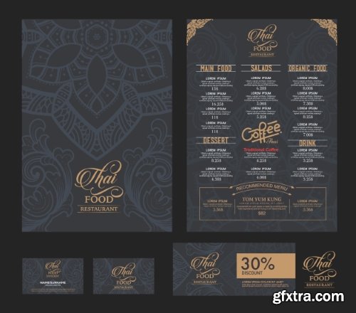 Fast Food, Cooking, Meal & Drink Menus #1, 25xEPS Fast Food, Cooking, Meal & Drink Menus #1, 25xEPS