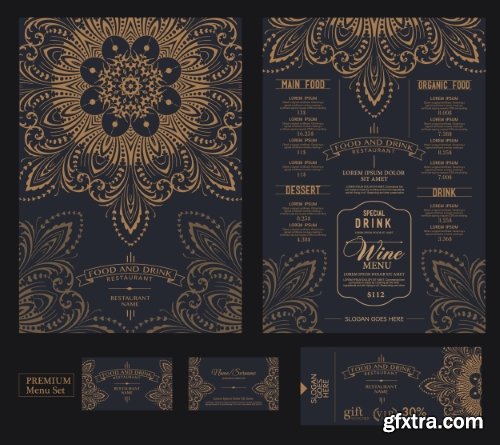 Fast Food, Cooking, Meal & Drink Menus #1, 25xEPS Fast Food, Cooking, Meal & Drink Menus #1, 25xEPS