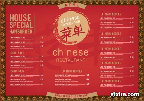 Fast Food, Cooking, Meal & Drink Menus #1, 25xEPS Fast Food, Cooking, Meal & Drink Menus #1, 25xEPS