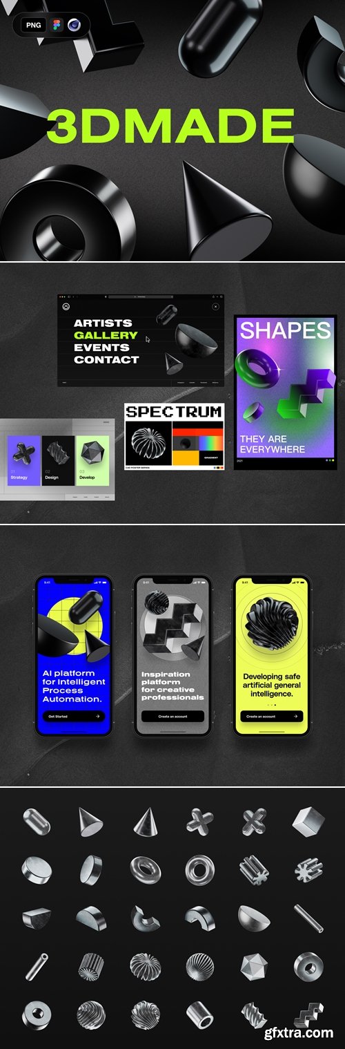 3DMADE Customisable 3D shapes