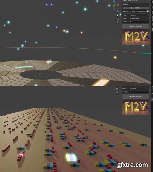 MIDI To Visuals v1.1.0 for Blender