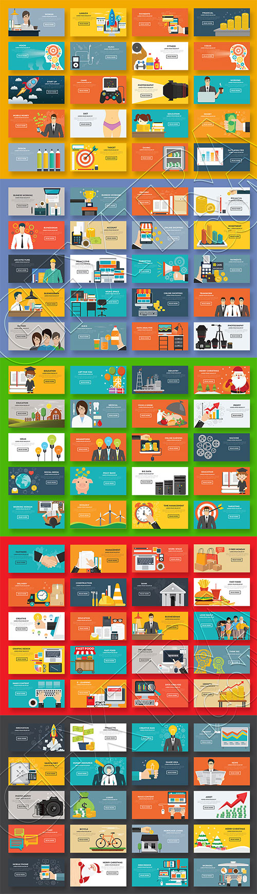 Banners Mega Bundle 100xEPS Banners Mega Bundle 100xEPS