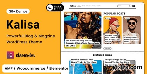 Themeforest - Kalisa | Blog & Magazine WordPress Theme 44366228 v1.9