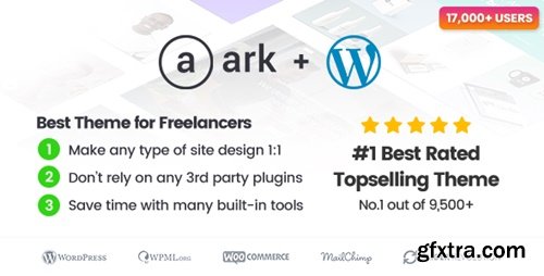 Themeforest - The Ark | WordPress Theme made for Freelancers 19016121 v1.17.0 - Nulled
