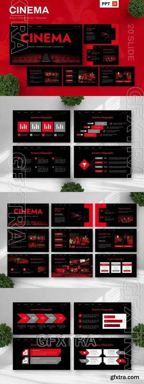 Cinema - Movie Powerpoint Templates USVX23Z Cinema - Movie Powerpoint Templates USVX23Z