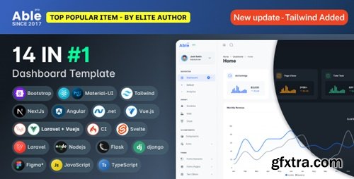 ThemeForest - Able pro v9.6.0 - Bootstrap 4, Angular 11 & React Redux Admin Template - 19300403