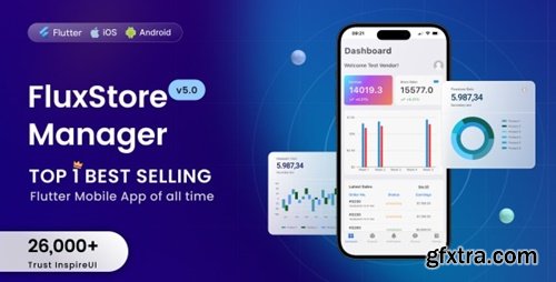 CodeCanyon - FluxStore Manager v5.2.0 - Flutter Vendor App for Woocommerce - 29888574