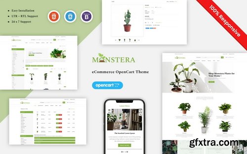 Monstera - Responsive OpenCart Template