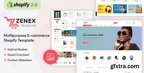 Themeforest - Zenex - Multipurpose E-commerce Shopify 2.0 Template 27703500 v5.1.0