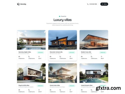Craftwork Design - Homely — Next.js Real Estate Template