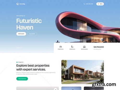 Craftwork Design - Homely — Next.js Real Estate Template