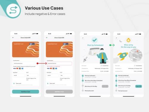 'Wice - AI Waste Management Mobile App UI Kit' 'Wice - AI Waste Management Mobile App UI Kit'