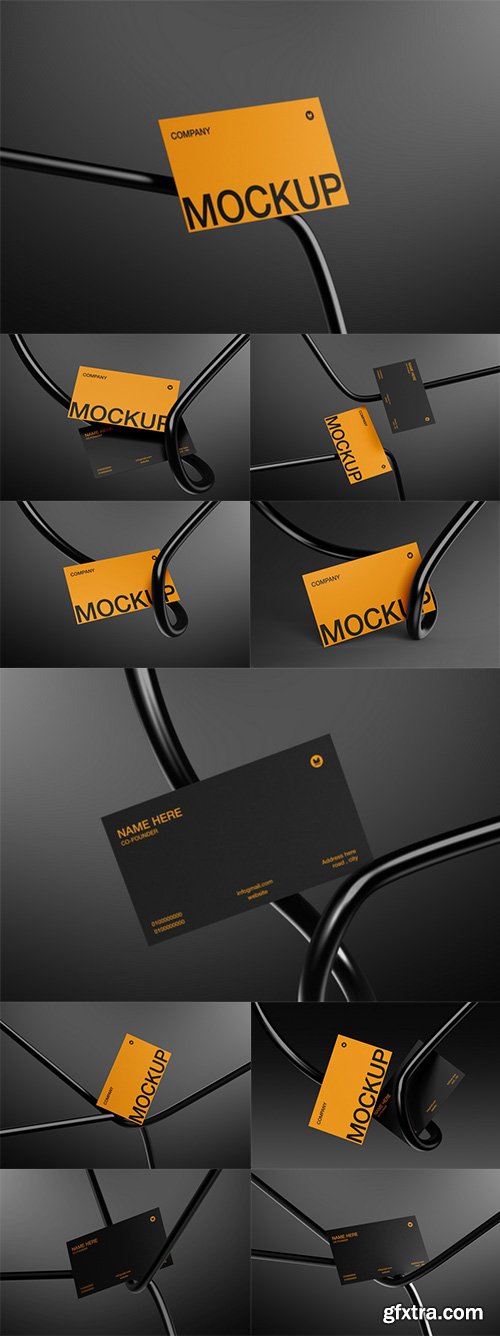 Ram Studio - Business Card Mockup 14xPSD