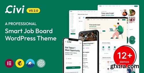 Themeforest - Civi v2.1.6 - Job Board WordPress Theme 42770817