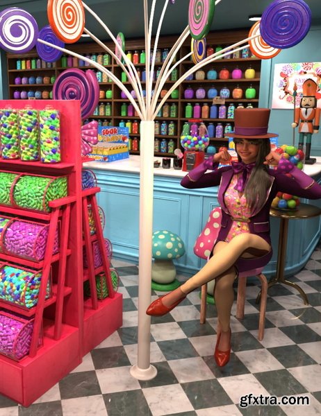 Daz3d - FG Candy Shop Bundle Daz3d - FG Candy Shop Bundle