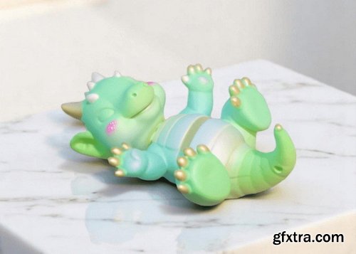Flexi Baby Dragon - 3DPrint File Flexi Baby Dragon - 3DPrint File