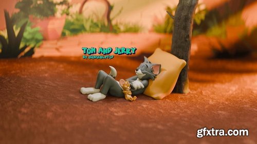 Tom and Jerry Collectible Figurine Set