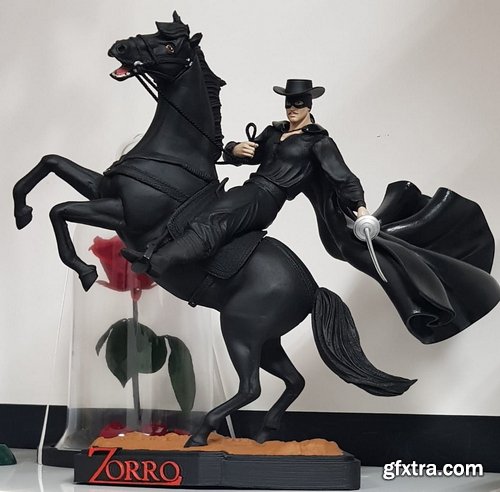 3DExport - ZORRO 3D Print Model