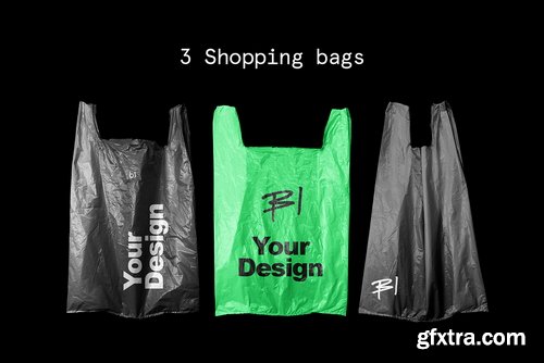CreativeMarket - Plastic Shopping Bag Mockup - 4027009