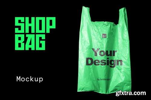 CreativeMarket - Plastic Shopping Bag Mockup - 4027009
