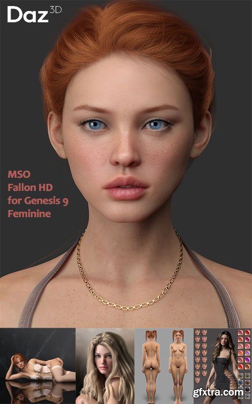 3D Model of MSO Fallon HD for Genesis 9 Feminine 3D Model of MSO Fallon HD for Genesis 9 Feminine