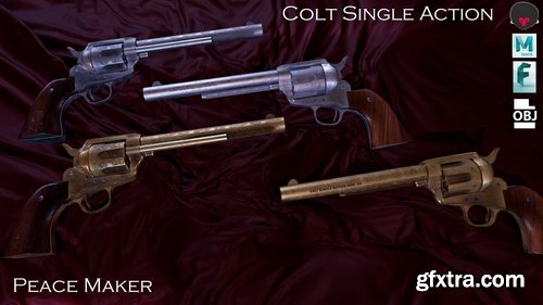 CGTrader - Colt Single Action peace maker