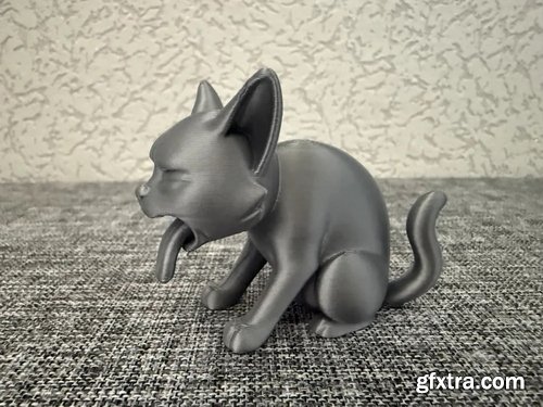 The cat does not like the food