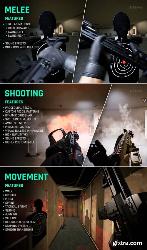 Fab - Realistic Assault Rifle FPS Template v5.4+