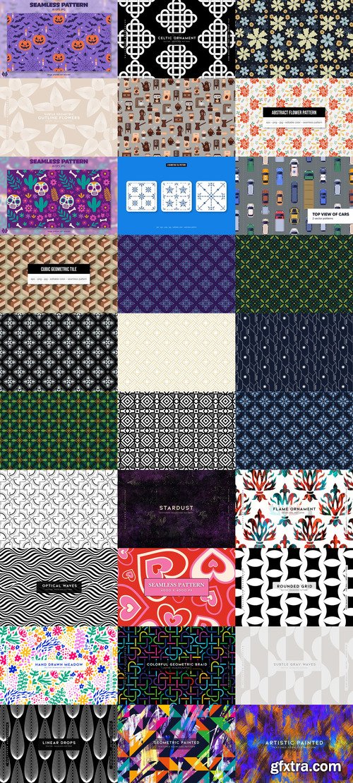 30 Abstract Vector Patterns 30 Abstract Vector Patterns