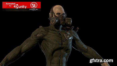 CGTrader - Mutant1 zombie