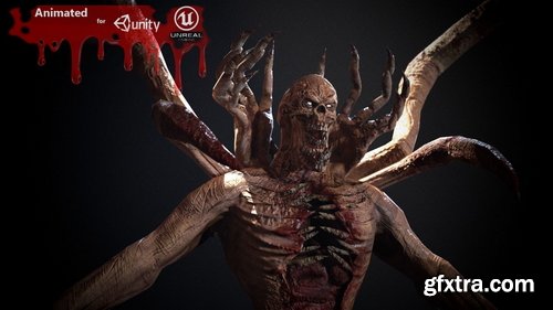 CGTrader - Mutant2 demon with long claws