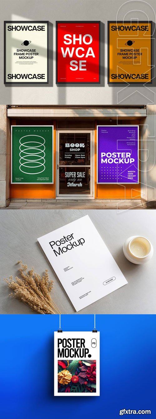 Sagemask - Poster Mockups Sagemask - Poster Mockups