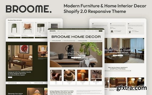 Broome - Home Furniture & Interior Decor Multipurpose Shopify 2.0 Responsive Theme Shopify Theme