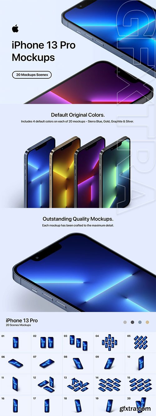 Asylab - iPhone 13 Pro - 20 Mockups Scenes Asylab - iPhone 13 Pro - 20 Mockups Scenes