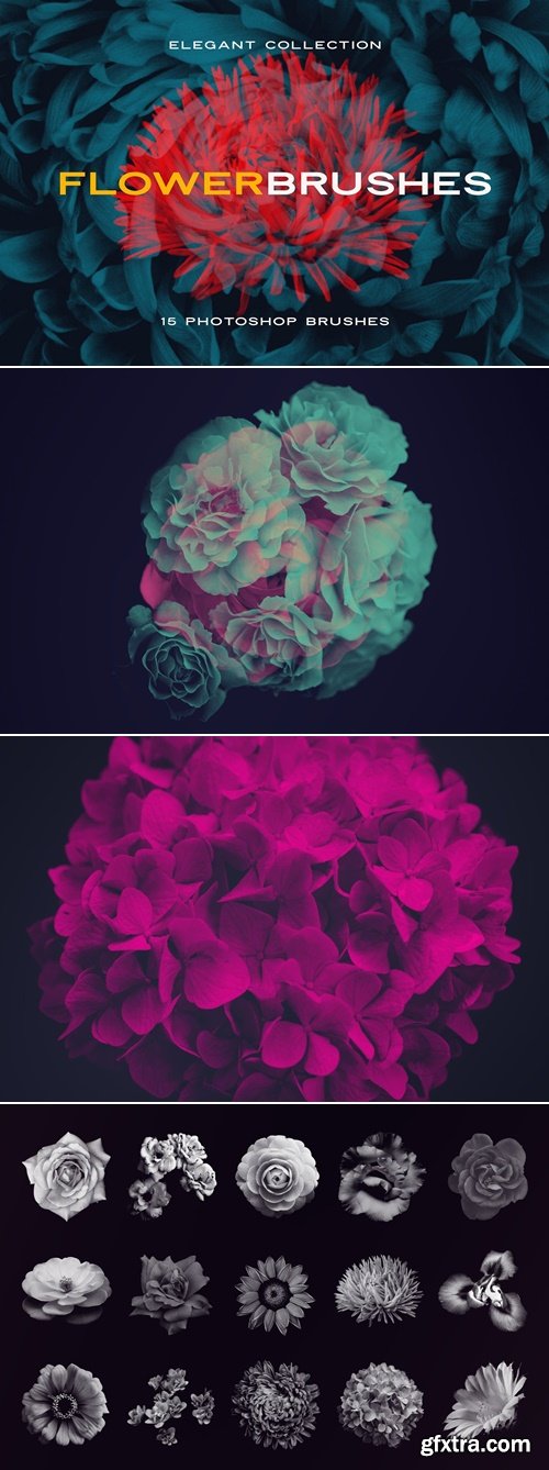 YellowImages - Elegant Flower Brushes for Photoshop