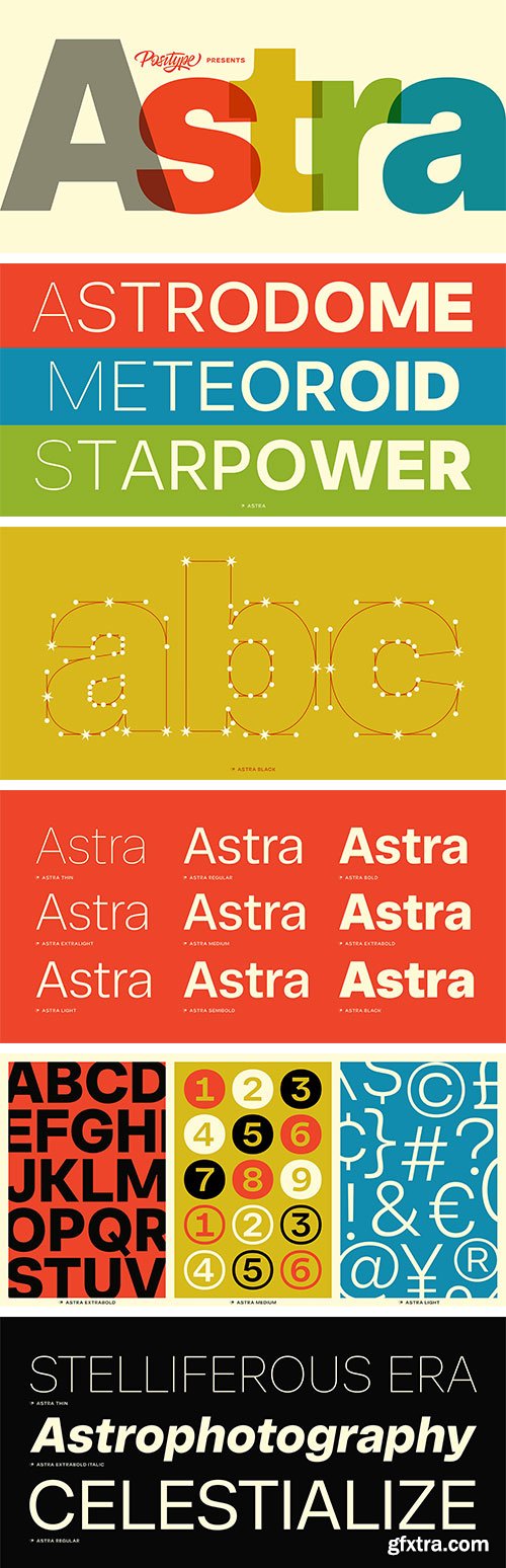 MyFonts - Astra Font Family MyFonts - Astra Font Family