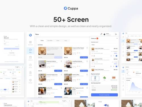 'Cuppa - POS (Point Of Sales) Dashboard UI Kit' 'Cuppa - POS (Point Of Sales) Dashboard UI Kit'