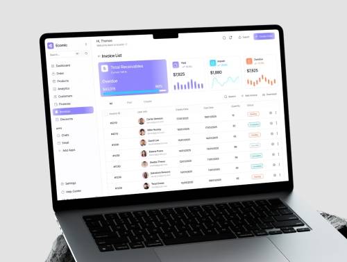'Ecomic | E-commerce SaaS UI Kit Design' 'Ecomic | E-commerce SaaS UI Kit Design'