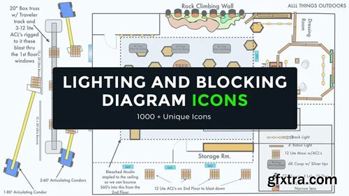 Filmmakers Academy - Lighting and Blocking Diagram Icons Filmmakers Academy - Lighting and Blocking Diagram Icons