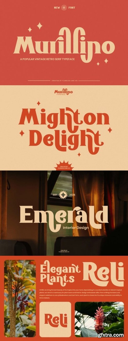 CreativeMarket - Murillino – Retro Serif Font