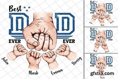 Bundle Best Dad Ever 1 to 4 Children PNG 31919815 Bundle Best Dad Ever 1 to 4 Children PNG 31919815