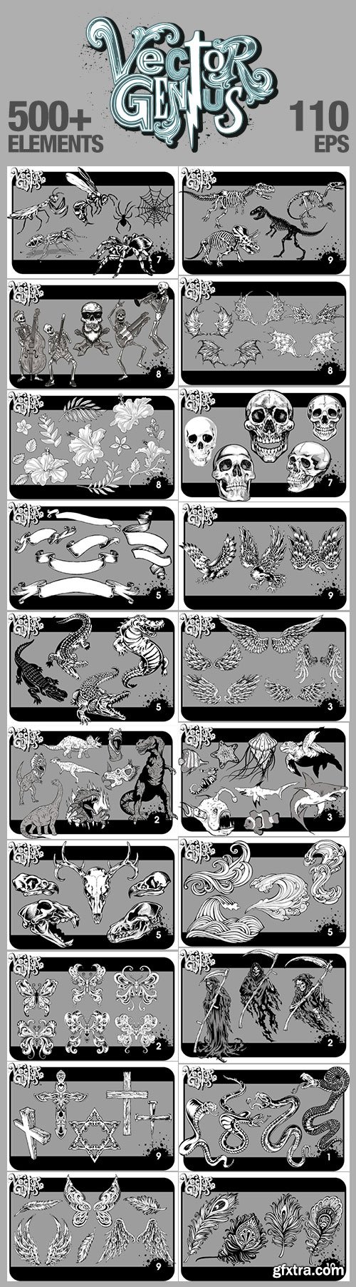 Vectorgenius - All Bundles in One! 110xEPS 500+Objects Vectorgenius - All Bundles in One! 110xEPS 500+Objects