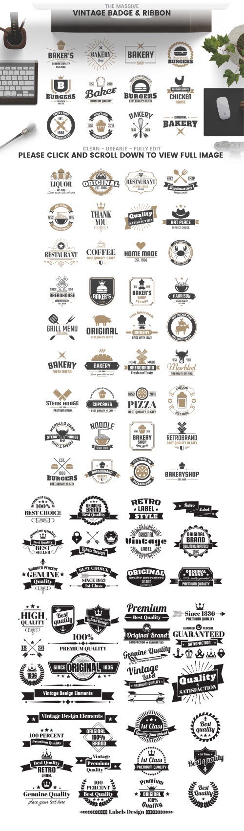 232 VINTAGE LABELS AI & PSD 330832 232 VINTAGE LABELS AI & PSD 330832