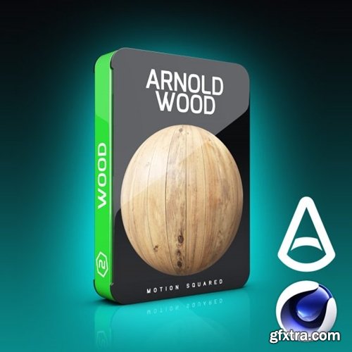 Motion Squared - Arnold Wood Materials for Cinema 4D