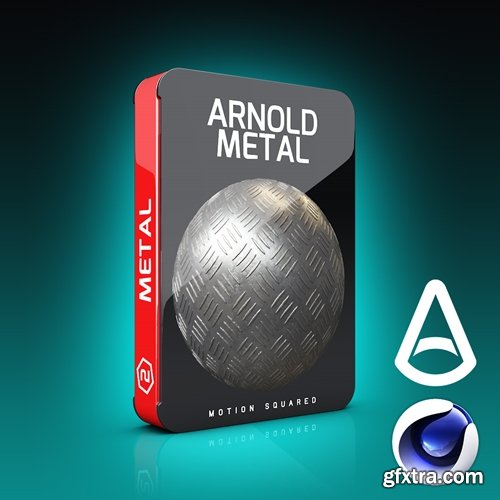 Motion Squared - Arnold Metal Materials for Cinema 4D